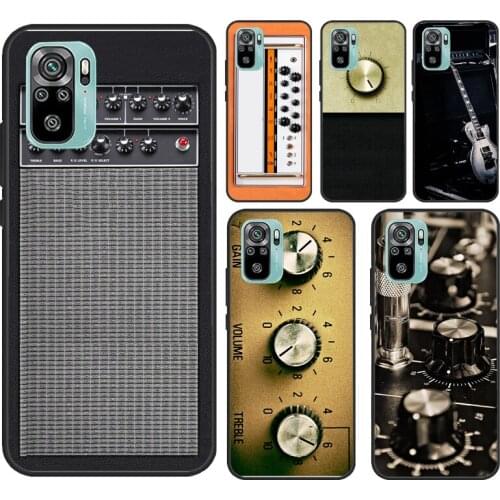 Guitar Amp For Xiaomi Redmi Note 10 Pro 8T 9S Note 8 9 Pro Soft Case For Redmi 9 9C 9A 8A 9T Funda