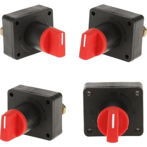 4x 100A BATTERY MASTER SWITCH ISOLATOR DISCONNECT CUT OFF 12V-24V CAR BOAT
