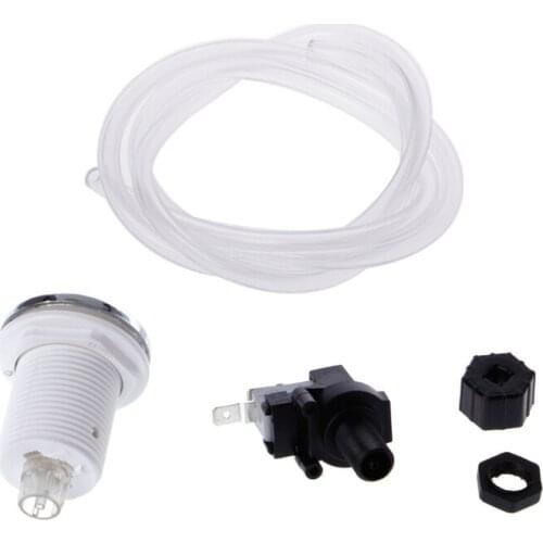 16A On Off Push Air Button Switch Jet Tool Set Bath Spa Tubing Kits For Home Tools