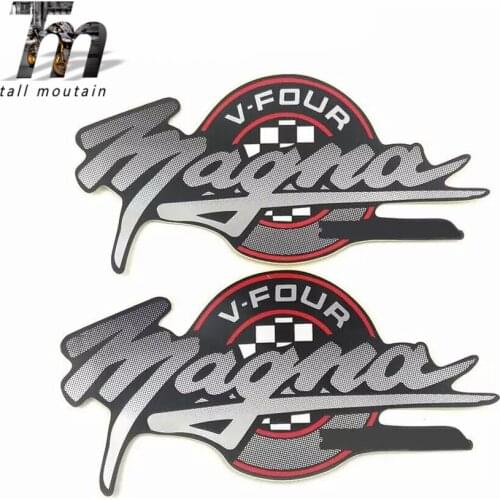 Fuel Gas Tank Emblem Badge Decal Side Stickers w/ Glue For Honda Magna V-FOUR V25 V30 V42 V45 V65 VT250 VF500 VF700 VF750 VF1100