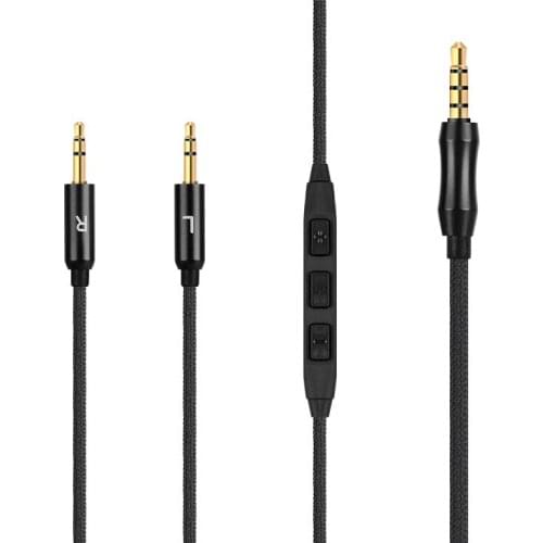 For Mi headset voor Sol Republic V8 V10 V12 X3 Black 1.5m microphone New upgrade Headphone cable 2021