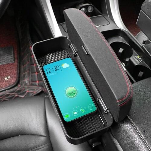 Auto Seat Gap Organizer Car Styling Car Center Console Arm Rest Car Armrest Box Elbow Support Adjustable