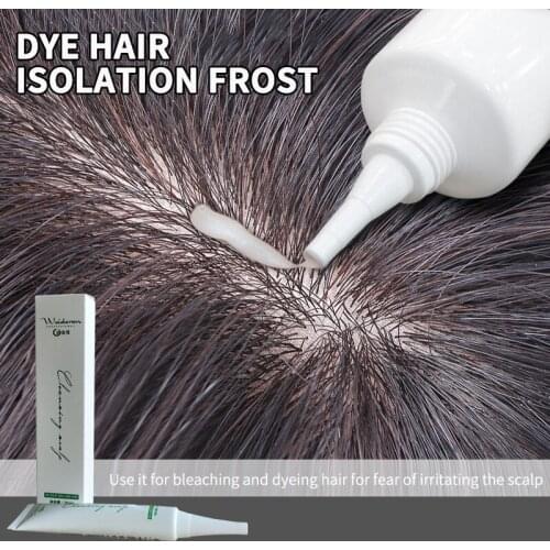 Hair Dye Primer Cream Scalp Soothing Protective Milk Basic Skin Cream Before Perm Dyeing Moisturize Hair Scalp Cream 30ML