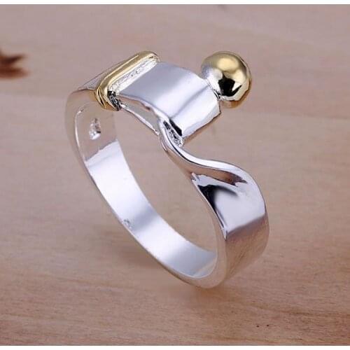 R021 free shipping sterling ring, trendy jewelry, Simple Ring /gczaouga bcnajtua silver color