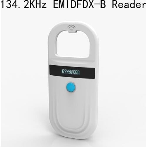 134.2KHz Animal RFID Identificacion Pet Cat Fish Dog Cow Sheep Reader EMID FDX-B(ISO11784/85 Microchip Scanner With BT Or USB