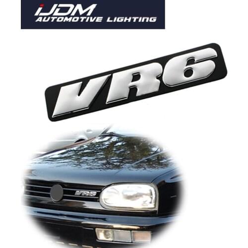 IJDM 1PC Replacement for Golf 3 MKIII VR6 Side Moulding Trim Emblem Clip Sticker Car Logo for VW Jetta Golf ,etc Car styling