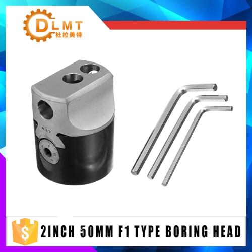 2inch 50mm F1 Type Boring Head 12mm Lathe Boring Bar Milling Holder For MT2 MT3 R8 NT30 NT40 C20 Shank Milling Machine Tools