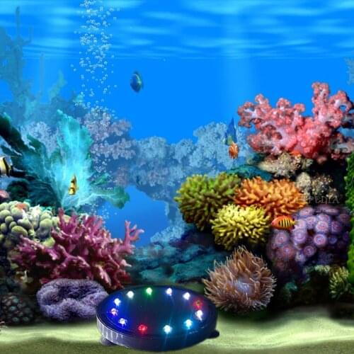 Waterproof Aquarium Lighting Submersible Led Bubble Air Light Colorful Aquarium Decoration Fish Tank Bubbler Lamp EU Plug