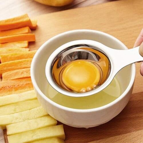 High quality 304 stainless steel egg separator egg filter egg white yolk separator kitchen supplies