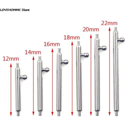10pcs Quick Release Watch Band Single Switch Spring Bars 16mm 18mm 20mm 22mm 24mm Strap Link Pin Stainless Steel