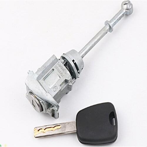 Car Accessories Modified Left Door Lock Set Key for Peugeot 508 Auto Door Lock Cylinder With 1 Key Locksmith Tool