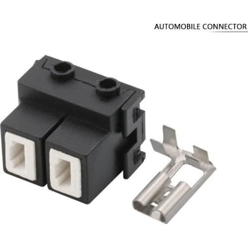 Automobile H7 ceramic high temperature resistant headlamp bent socket fog lamp LED headlamp socket