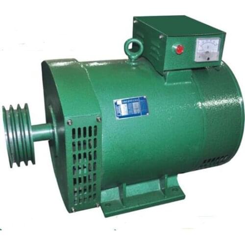 Fast Shipping Single Three phase Alternator ST-10 STC-10 10kW ST-24 STC-24 24kW 3phase Generator belt pulley suit diesel engine