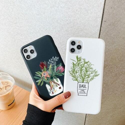 Cute Potted Flower Cactus Case For Samsung Galaxy S20 Ultra S8 S9 S10 Plus S7 S6 Edge S10e A10 A10e A30 A20 A21S A40 Fundas TPU