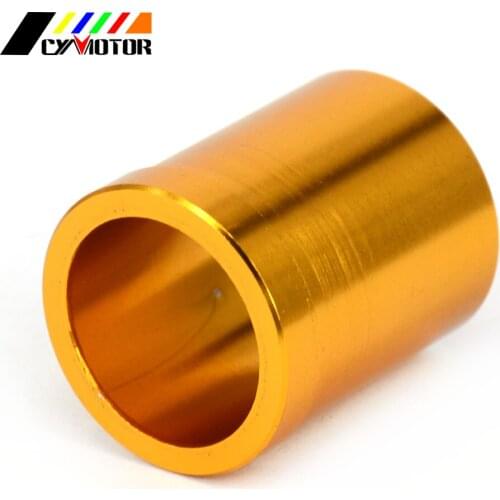 CNC Gold Front Wheel Hub Axle Spacers For SUZUKI DRZ DRZ400S DRZ400E DRZ400SM 2000 2002 2004 2006 2008 2010 2012 2014-2019