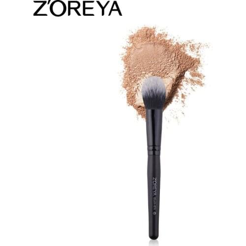 Cross Border Hot Selling ZOREYA Makeup Tool Pink Black Artificial Fiber Hot Sales Makeup Brush Blush Brush 876