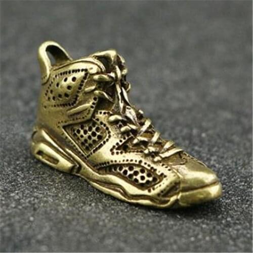 Casting Metal Sport Shoe Ornaments Gifts 3D Figurine Mini Fashion Collect Home Office Room Desktop Decoration Sculpture