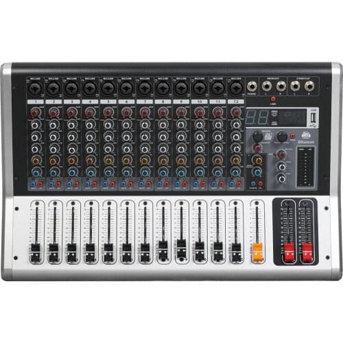 Mixing console recorder 48 V phantom power monitor AUX effect path 4-12 channel audio mixer USB comes with power amplifier KA