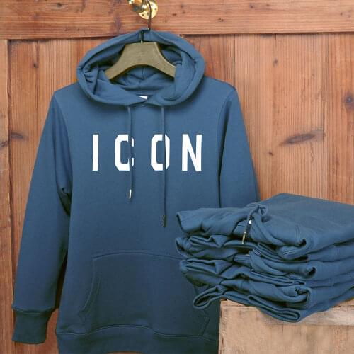 Winter style dsq brand Mens Hoodie 100% cotton casual long sleeve Unisex hoody warm letter Hoodie sweatshirt for men blue black