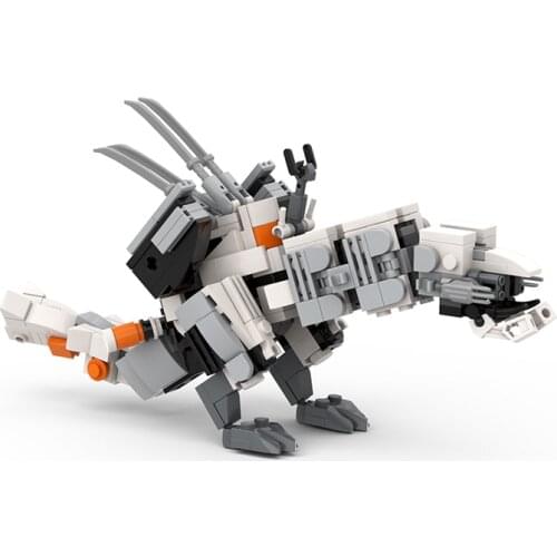 MOC Horizon Mini Thunder Monster Building Blocks Set Tooth Beast Model Bricks Idea Assemble Toys For Children Kid Birthday Gifts