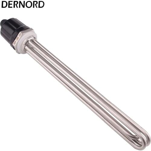 DN32 Thread 220v/380v 12kw Heating Pipe Stainless Steel Water Heater Electrical Immersion Element Booster