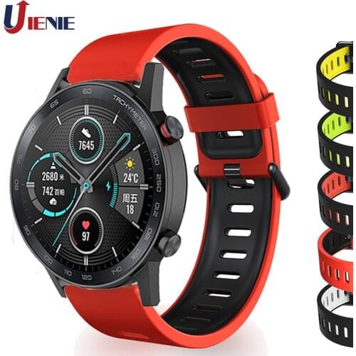 Silicone Watchband Strap for Huawei Watch GT GT2 46mm/Gt 2e/Honor Magic 2 46mm Band 22mm Bracelet Wristband for Amazfit Gtr 47mm