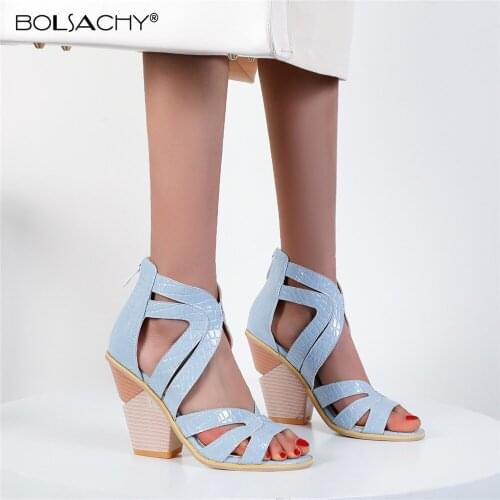 Brand Fashion Hollow Out Female Casual Comfortable Roman Sandals Woman Open Toe Zip Strap Platform High Heels Wedge Shoes 34-43