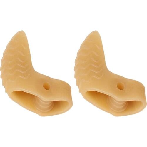 Sebs Forefoot Pad Negative Ion Double Hole Toe Separator Soft Comfortable Hallux Valgus Toe Overlapping Corrugated Orthotics