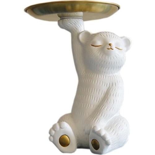 Creative art animal cat fruit plate candy tray creative jewelry storage plate decoration