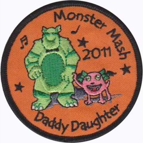 Embroidery the monster logo, Customized Designs are Welcomed, with 50pcs MOQ, 100pcs/lot, free shipping