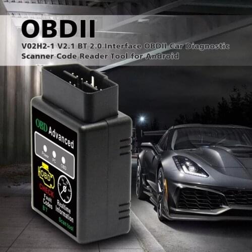 1*OBD2 HH OBD ELM327 V1.5 Bluetooth OBD2 CAN BUS Check Engine Car Auto Diagnostic Scanner Tool Interface Adapter For Android PC