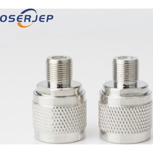 N-Type N Male Plug To F Female Jack RF Coaxial Adapter N Male Connector for GSM DCS 3G Repeater Booster Amplifier