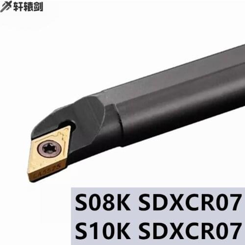 1PC S08K S10K SDXCR07 SDXCL07 Internal Turning Tool Holder For Carbide Inserts CNC DCMT