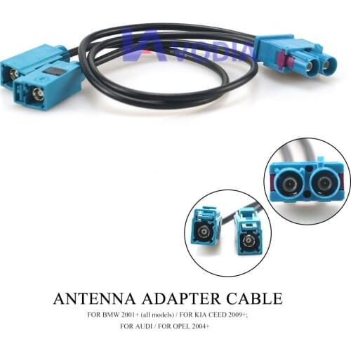 13-021 Aerial Antenna Din Adaptor Plug Lead for AUDI MERCEDES SEAT VW BMW for SKODA KIA OPEL CITROEN PEUGEOT RENAULT