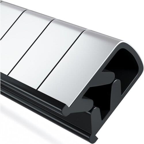 5m U Type Universal Car Door Protection Edge Guards Trim Styling Moulding Strip Rubber Scratch Protector For Car Auto