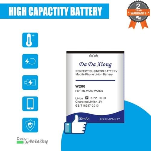 Dadaxiong 2500mAh W200 Battery for THL W200 w200s W200C Phone battery