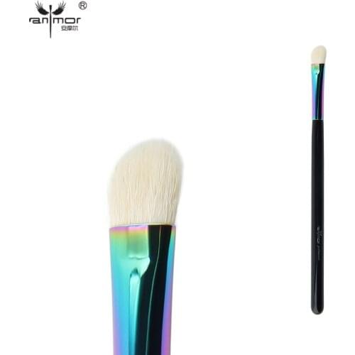 Anmor Goat Hair Angled Eyeshadow Brush High Quality Eye Blending Makeup Brushes for Daily or Professional Make Up Recommend