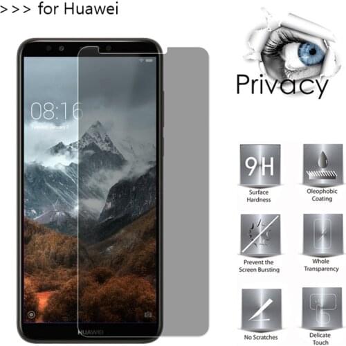 Anti-Spy Full Anti Peep Screen Protector For P Smart Plus Z 2019 Privacy Protection Glass For Huawei Mate 20 10 Lite 20 X 10 Pro