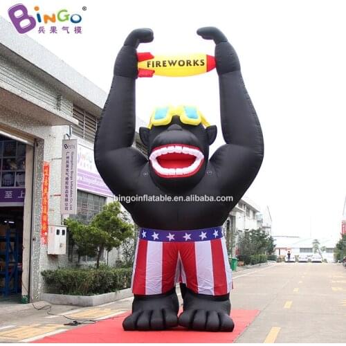 Free shipping inflatable black orangutan for decoration / giant inflatable chimpanzee for sale / inflated gorilla - toys