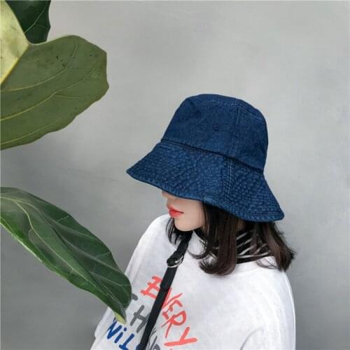 Big Brime Bucket Hat Panama Women Flat Hat Cap Men Top Lady Sun Hat Male Female Summer Hip Hop Cap Bob Fisherman Chapeau Femme