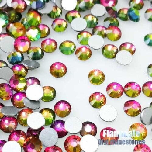 Flame color 3D Super flash high quality galss nail art non hotfix flatback rhinestones,diy/cellphone/clothing accessories FM017