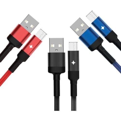 Display Breathing Light Intelligent Automatic Power Off Suitable For iPhone USB Micro Type-C Phone Iuminescence Charging Cable