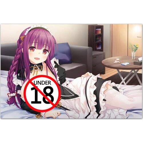 Cartoon Girl Japanese Anime Canvas Decorative Painting Wall Art Posters and Prints for Living Room Decor