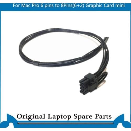 For G5 Mac Pro Mini 6 Pins to 8 Pins(6+2) Graphic Card Cable mini 6pin to 6+2pins