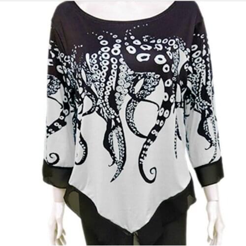 Блузки с принтом DreasTern China At AliExpress