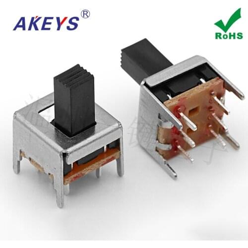 10pcs One button six feet two vertical shift SS-22F05-G4 toy button sliding drone RC switch