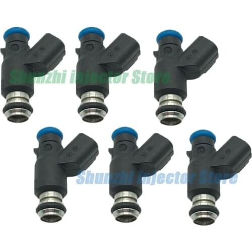 6pcs Fuel Injector Nozzle For Hyundai Veracruz Azera Elantra Sonata Santa Entourage Kia Soul Genesis Spectra 35310-3C000