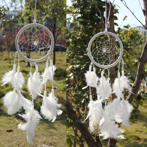 ISHOWTIENDA White Dream Catchers