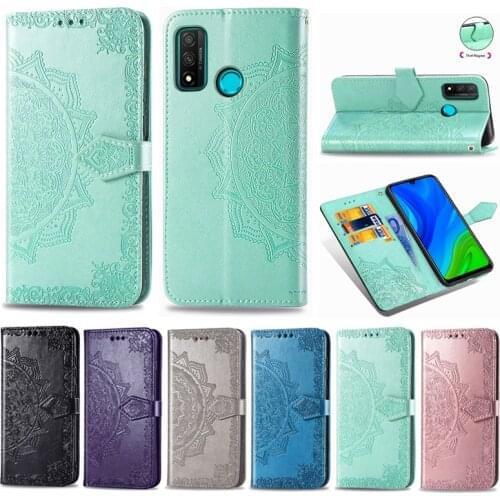 Mandala Leather Case For Huawei P Smart Z 2020 P40 P30 P20 P10 lite E Plus 2019 Pro Flip Mobile Phone Bag Cover
