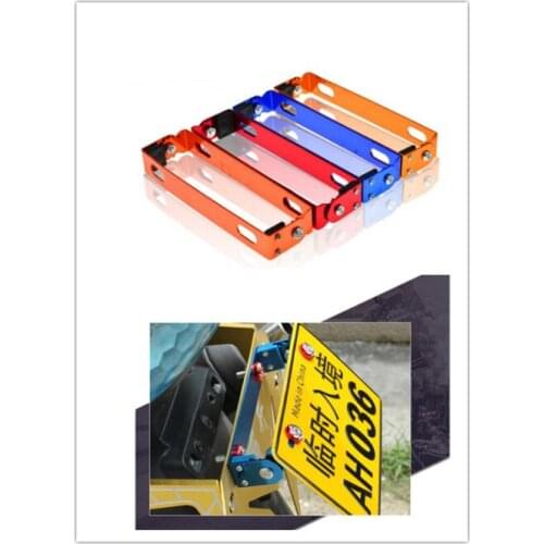 Motorcycle Automobile Adjustable Angle Metal License Plate Holder Bracket for BMW F800GT F800R F800S